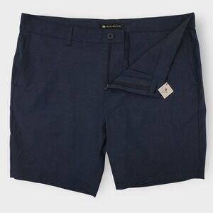 NEW! Travis Mathew Waylay Golf‎ Shorts Mens Size 40 Blue Stretch Performance
